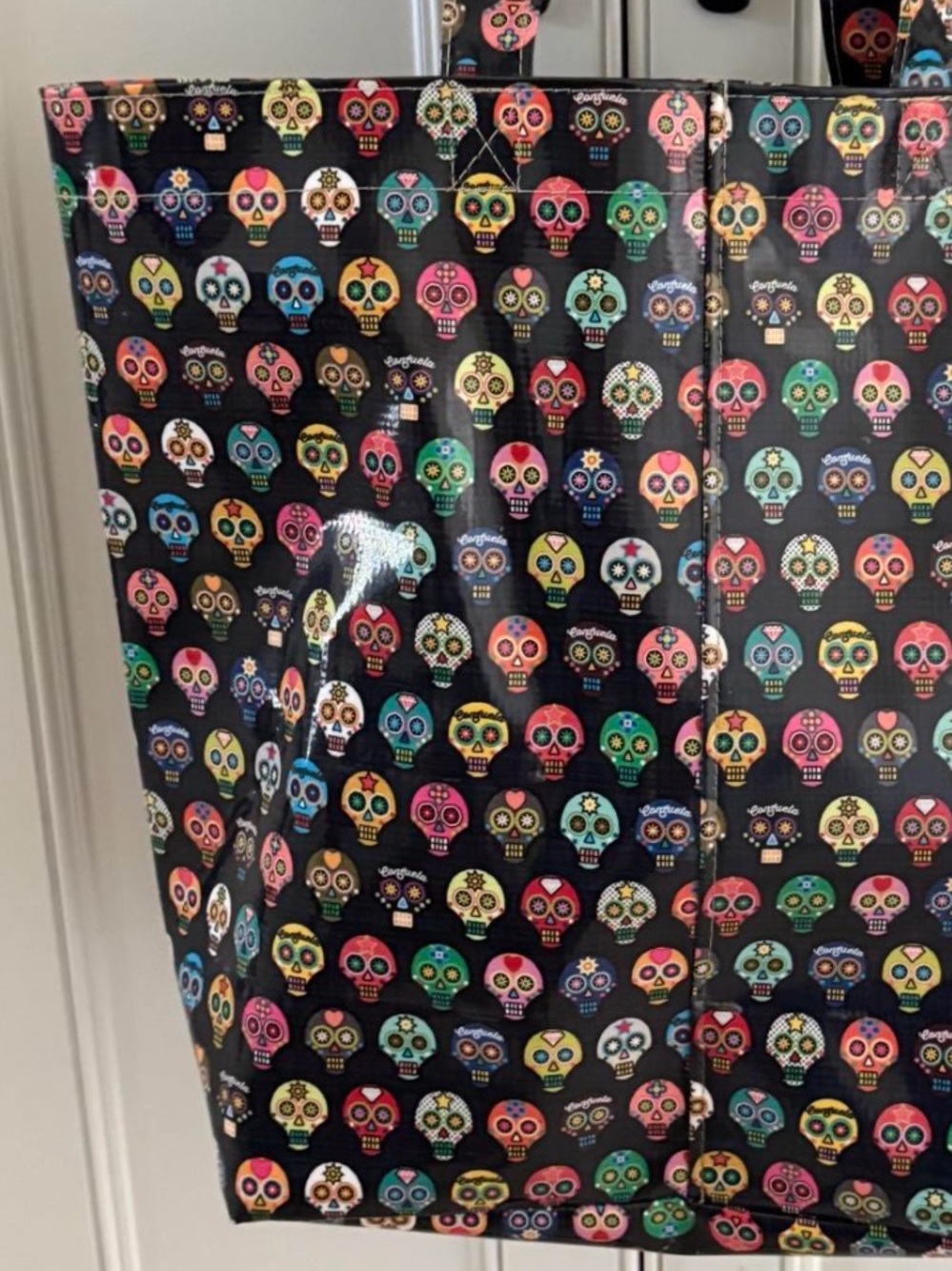 Consuela Tiny Sugar Skulls Basic Bag Large Tote Authentic - Picture 5 of 8